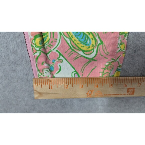 Lilly Pulitzer Women Jeans Size 2 Worth Skinny Mini Zip Ankle Paisley Elephant - Picture 8 of 14